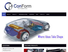 Tablet Screenshot of conformgroup.com
